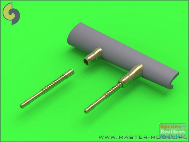 MASAM48084 1:48 Master Model Hawker Hurricane Mk.IIC Hispano Mk I 20mm Cannons (with flat recoil springs)