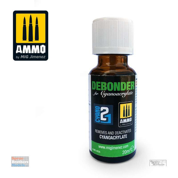 AMM8036 AMMO by Mig - Debonder for Cyanoacrylate 20ml