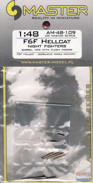 MASAM48109 1:48 Master Model F6F Hellcat Night Fighter Armament Set