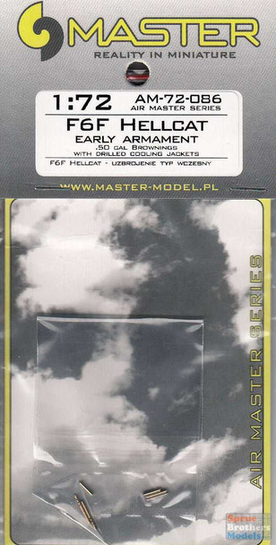 MASAM72086 1:72 Master Model F6F Hellcat Early Armament Set