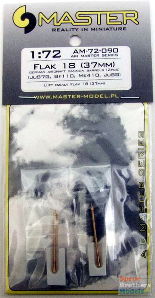 MASAM72090 1:72 Master Model Flak 18 (37mm) Cannon Barrels