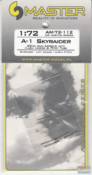 MASAM72112 1:72 Master Model -  A-1 Skyraider Detail Set (Version 2)