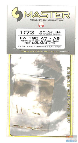 MASAM72134 1:72 Master Model Fw 190A-7 to A-9 Armament Set & Pitot Tube (EDU kit)