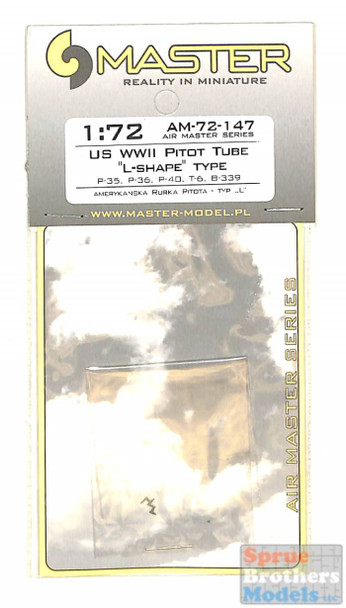 MASAM72147 1:72 Master Model US WW2 Pitot Type 'L Shape' Type (for P-35 P-36 P-40 T-6 B-339)