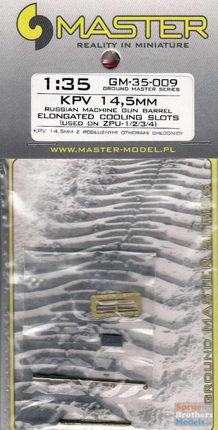 MASGM35009 1:35 Master Model KPV 14.5mm Russian Machine Gun Barrel