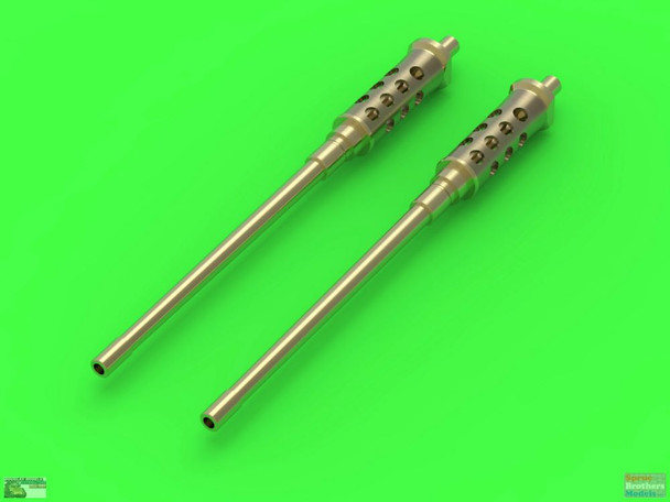 MASGM72002 1:72 Master Model Browning M2 HB .50 Caliber Gun Barrels (2 pcs)