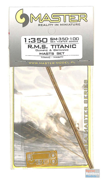 MASSM350100 1:350 Master Model RMS Titanic/Olympic/Brittanic Masts Set