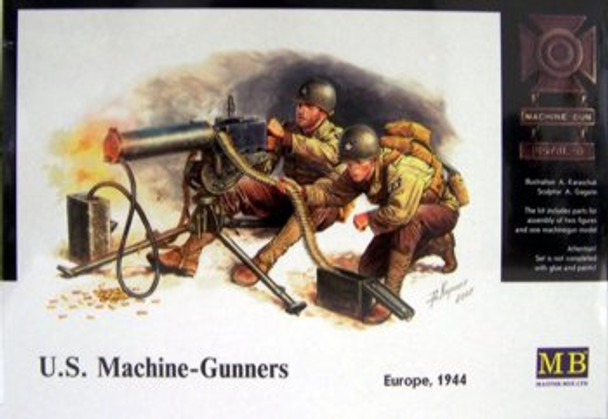 MBM35019 1:35 MB Master Box US Machine Gunners Europe 1944  #3519