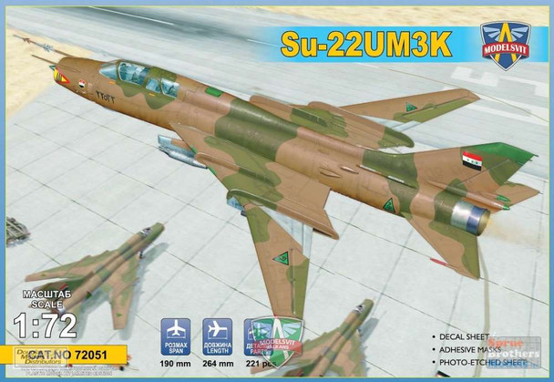 MDV72051 1:72 Modelsvit Su-22UM3K Fitter