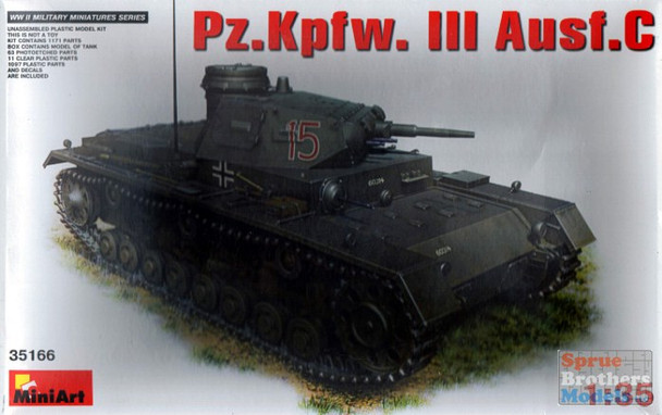 MIA35166 1:35 Miniart Panzer Pz.Kpfw.III Ausf C