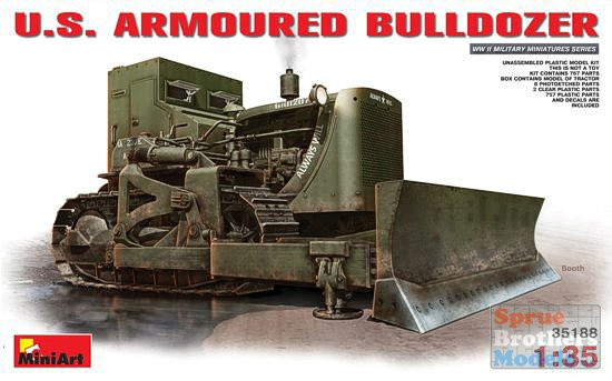 MIA35188 1:35 MiniArt US Armoured Bulldozer - Sprue Brothers