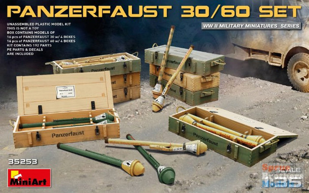 MIA35253 1:35 MiniArt German Panzerfaust 30/60 Set
