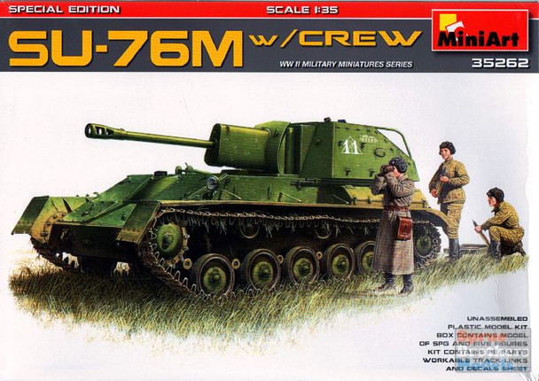 MIA35262 1:35 Miniart Su-76M with Crew [Special Edition]