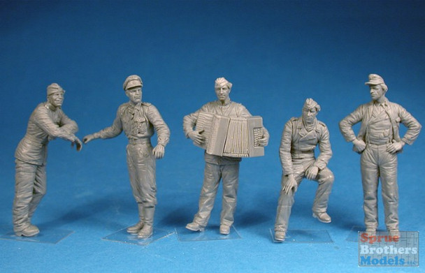 MIA35275 1:35 Miniart Figure Set - German Tank Crew Normandy 1944 (5 figures)