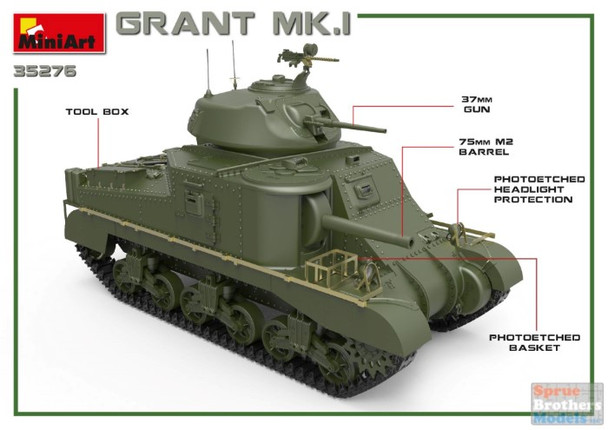MIA35276 1:35 Miniart Grant Mk.I