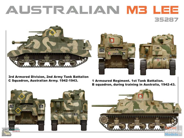 MIA35287 1:35 Miniart Australian M3 Lee [Interior Kit]