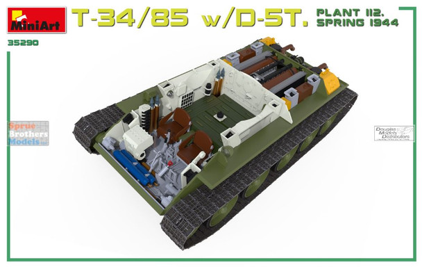 MIA35290 1:35 Miniart T-34/85 with D-5T Plant 112 Spring 1944 [Interior kit]