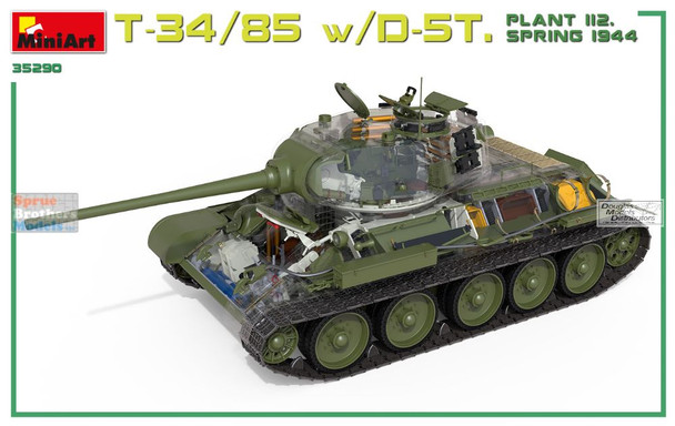 MIA35290 1:35 Miniart T-34/85 with D-5T Plant 112 Spring 1944 [Interior kit]