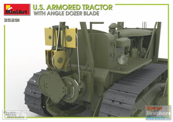 MIA35291 1:35 Miniart US Armored Tractor with Angle Dozer Blade