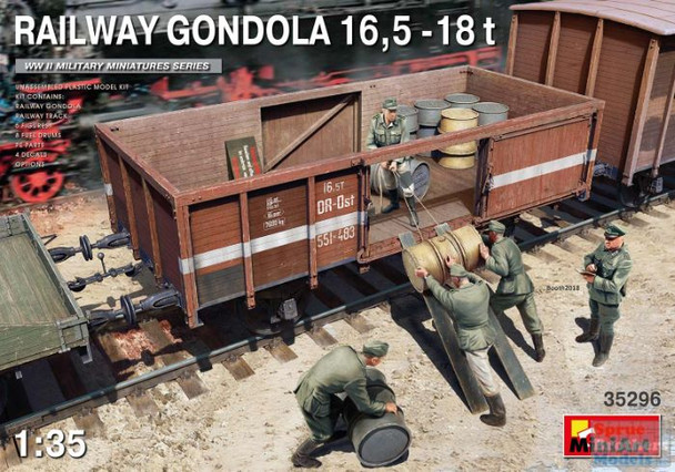 MIA35296 1:35 Miniart Railway Gondola 15.5 - 18t