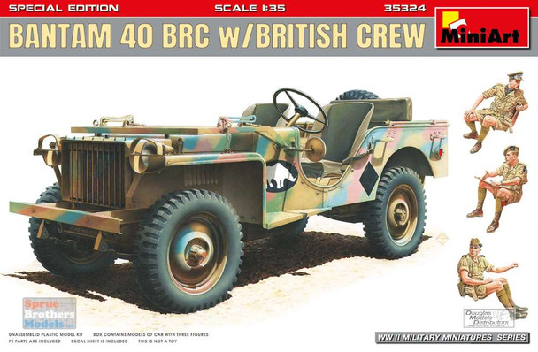 MIA35324 1:35 Miniart Bantam 40 BRC with British Crew