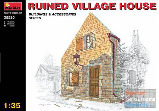 MIA35520 1:35 MiniArt Ruined Village House