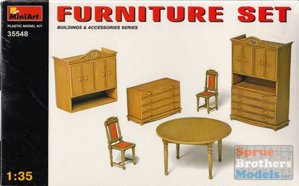 MIA35548 1:35 MiniArt Furniture Set