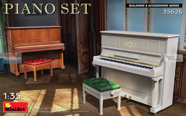 MIA35626 1:35 Miniart Piano Set