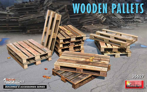 MIA35627 1:35 Miniart Wooden Pallets