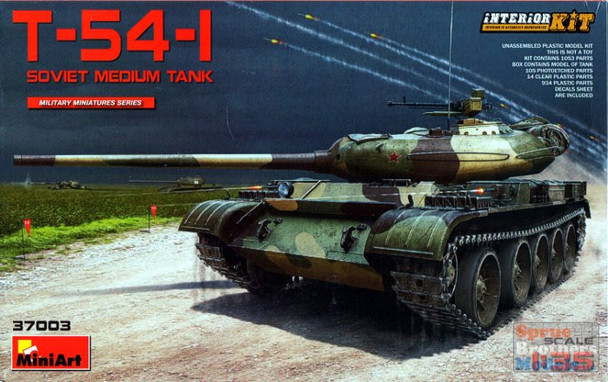 MIA37003 1:35 Miniart T-54-I Soviet Medium Tank (Interior Kit)