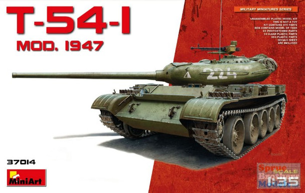 MIA37014 1:35 MiniArt T-54-I Mod. 1947