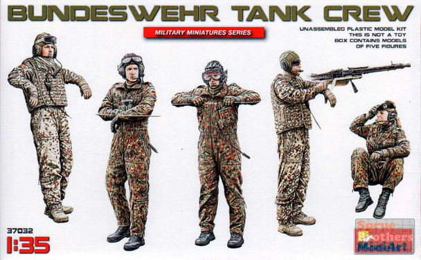 MIA37032 1:35 Miniart Figure Set - Bundeswehr Tank Crew (5 figure)