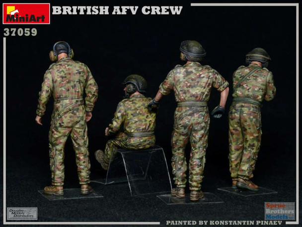MIA37059 1:35 Miniart Figure Set - British AFV Crew (4 figures)