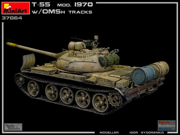 MIA37064 1:35 Miniart T-55 Mod 1970 with OMSH Tracks