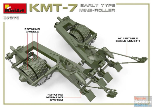 MIA37070 1:35 Miniart KMT-7 Early Type Mine Roller