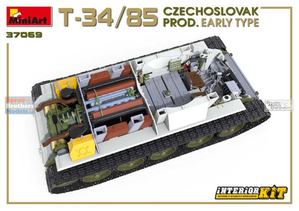 MIA37069 1:35 Miniart T-34/85 Czechoslovak Production Early Type [Interior kit]