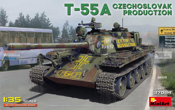 MIA37084 1:35 Miniart T-55A Czechoslovak Production