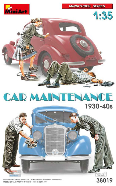 MIA38019 1:35 MiniArt 'Car Maintenance 1930-40s' Figure Set