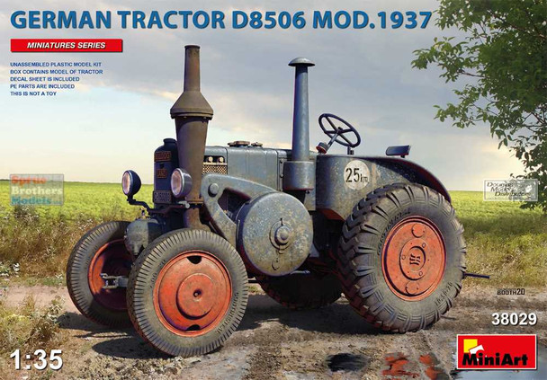 MIA38029 1:35 Miniart German Tractor D8506 Mod.1937