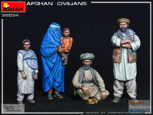 MIA38034 1:35 MiniArt Afghan Civilians (5 figures)