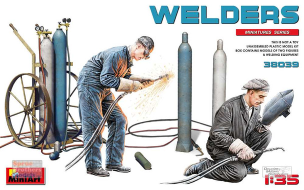 MIA38039 1:35 MiniArt Welders Figure Set