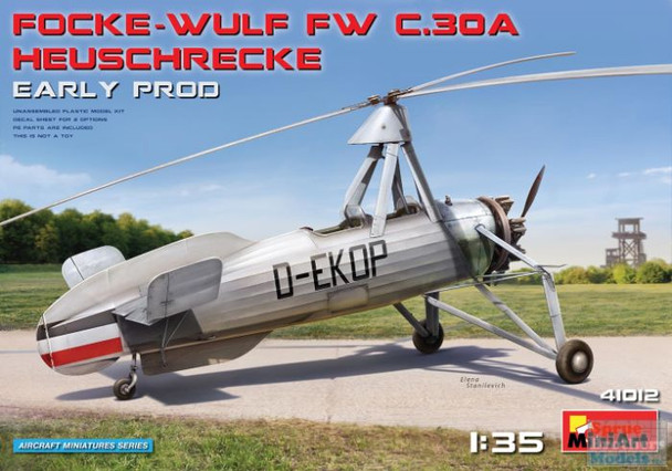 MIA41012 1:35 MiniArt Focke Wulf Fw C.30A Heuschrecke Early Prod