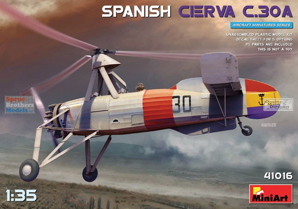 MIA41016 1:35 MiniArt Spanish Cierva C.30A