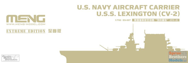 MNGES007 1:700 Meng US WW2 Aircraft Carrier USS Lexington CV-2 EXTREME EDITION