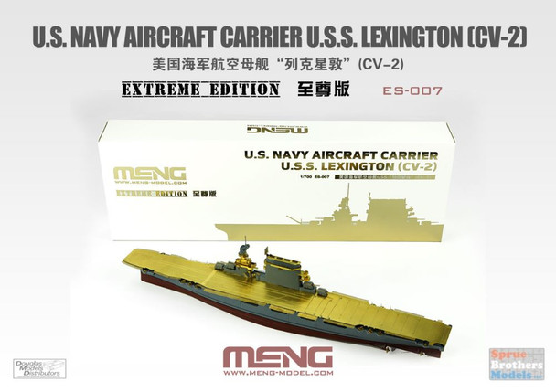 MNGES007 1:700 Meng US WW2 Aircraft Carrier USS Lexington CV-2 EXTREME EDITION