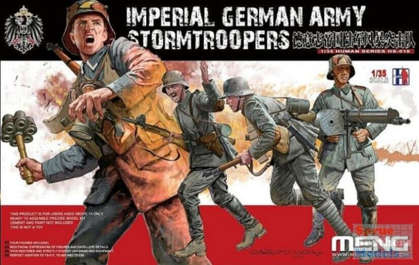 MNGHS010 1:35 Meng Imperial German Army Stormtroopers Figure Set