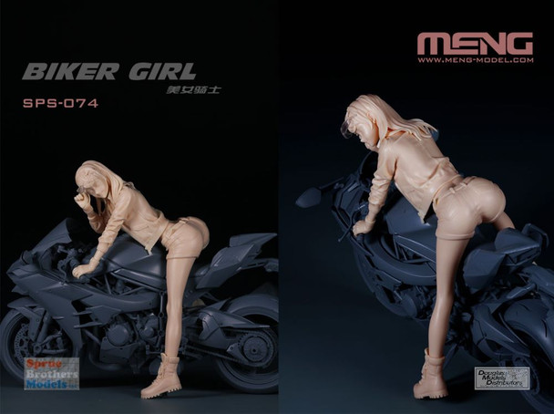 MNGSPS074 1:9 Meng Biker Girl Figure