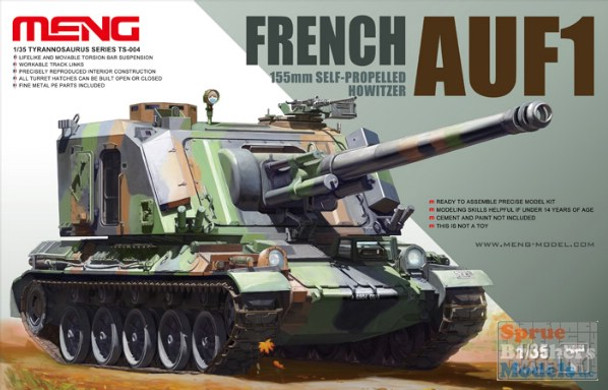 MNGTS004 1:35 Meng French AUF1 155mm Self-Propelled Howitzer