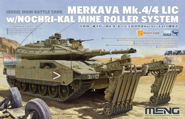 MNGTS049 1:35 Meng Israeli Merkava Mk.4M/4 LIC with Nochri-Kal Mine Roller System