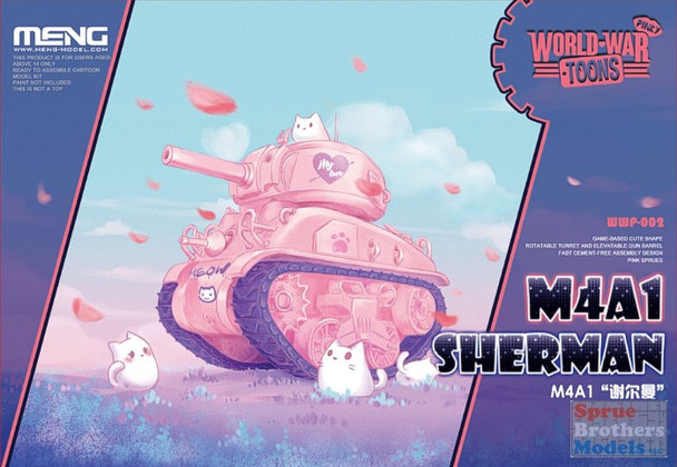 MNGWWP002 Meng Pinky World War Toons - M4A1 Sherman